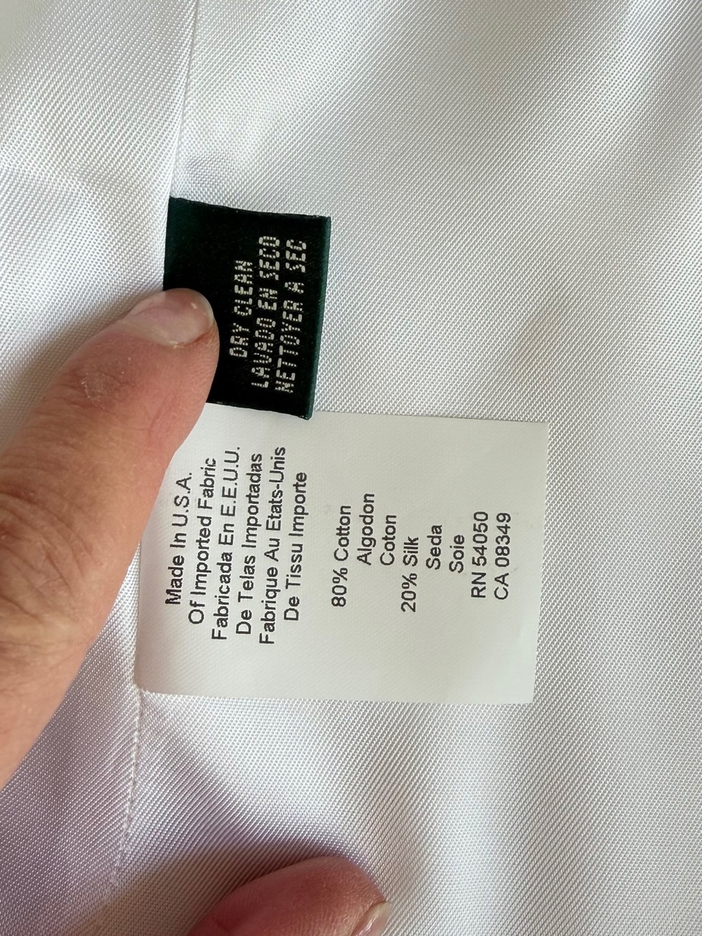 Lauren Ralph Lauren White Tailored Blazer - Picture 7 of 11